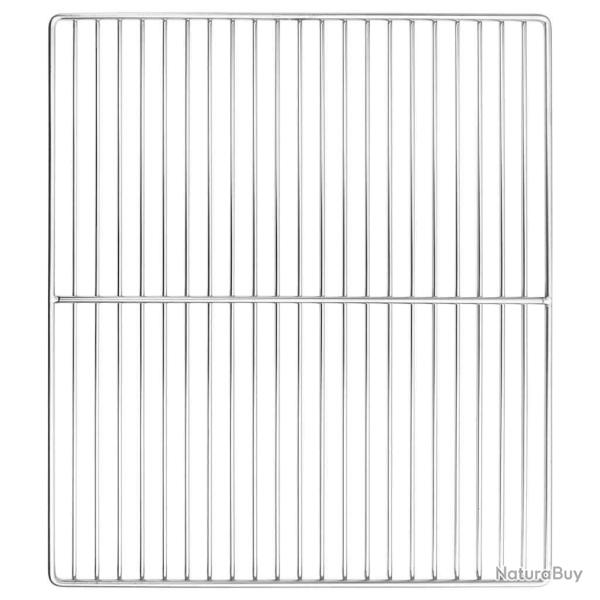 Grille de barbecue Argent� 45 x 40 cm Acier inoxydable