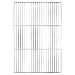Grille de barbecue Argent&eacute; 60 x 40 cm Acier inoxydable