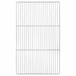 Grille de barbecue Argent&eacute; 67 x 40 cm Acier inoxydable