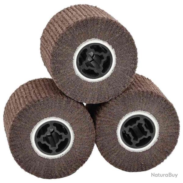 Rouleaux de pon�age 3 pcs Marron 12 x 12 x 10 cm