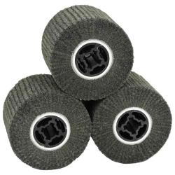 Rouleaux de pon&ccedil;age 3 pcs Noir 12 x 12 x 10 cm