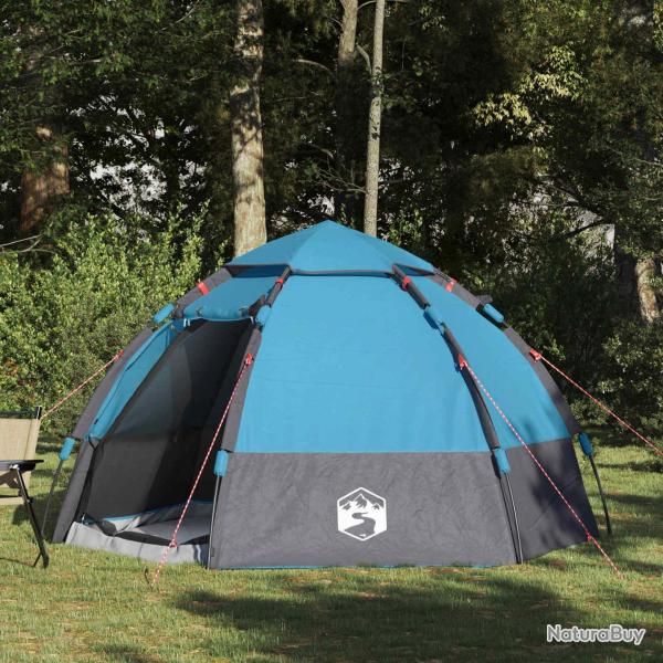 Tente instantan�e avec auvent pour 4 personnes � lib�ration rapide