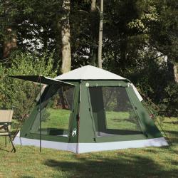 Tente 3 personnes verte en polyester 185T