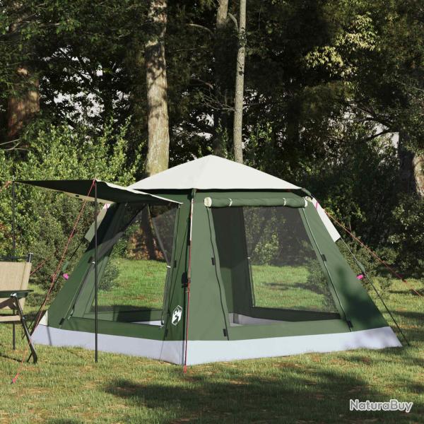 Tente 3 personnes verte en polyester 185T