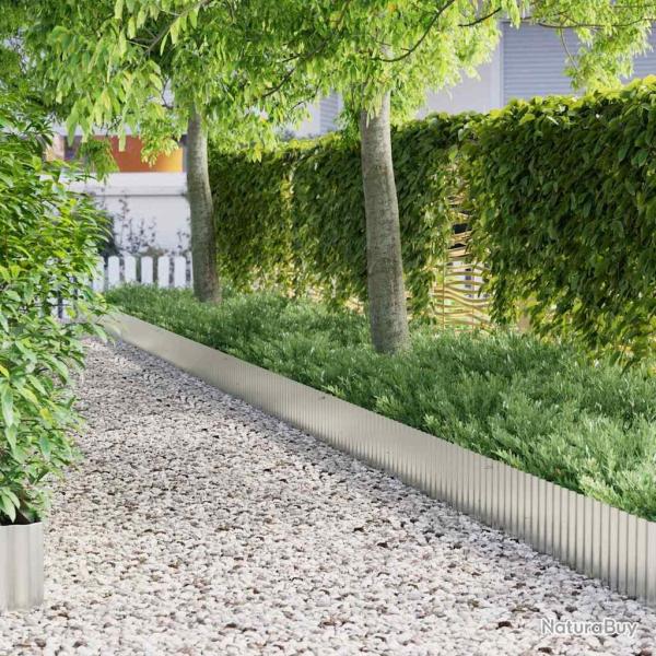 Bord de pelouse Argent� 1000 x 25 x 0,03 cm