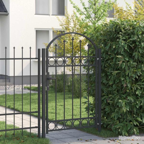 Porte de Cl�ture ASSEN 100 x 150 cm Gris Verrouillable
