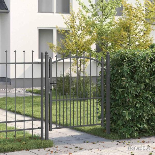 Portail de cl�ture avec pointes EMMEN 125 x 100 cm