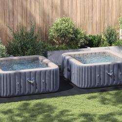 Tapis de piscine Noir 500 x 250 x 0,1 cm Tissu non tiss&eacute;