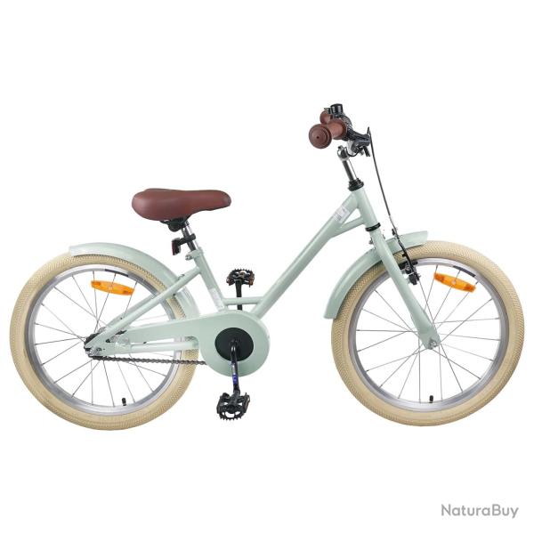 V�lo pour enfants, pour les 5-7 ans, vert clair, pour l'ext�rieur, 18 pouces