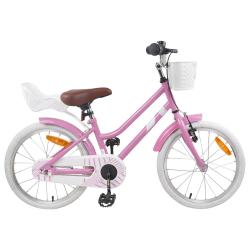 V&eacute;lo pour enfants, 18 pouces, rose clair, de 5 &agrave; 7 ans