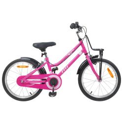 V&eacute;lo pour Enfants 18 Pouces pour les 5-7 ans Rose et Noir