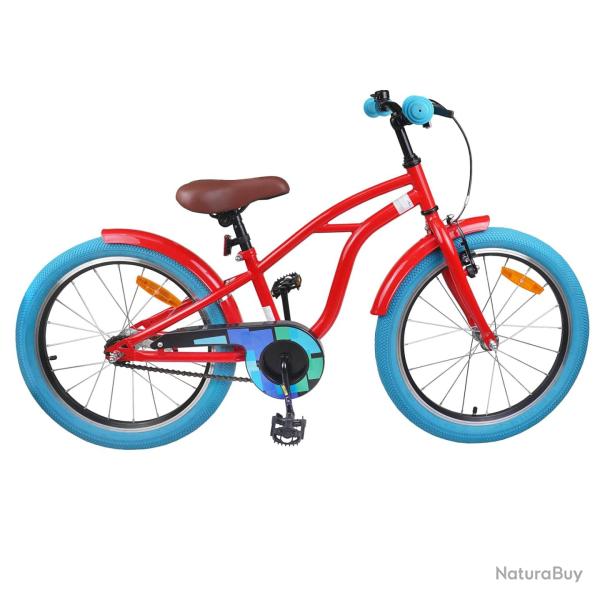 V�lo pour Enfants 18 Pouces pour les 5-7 ans Rouge