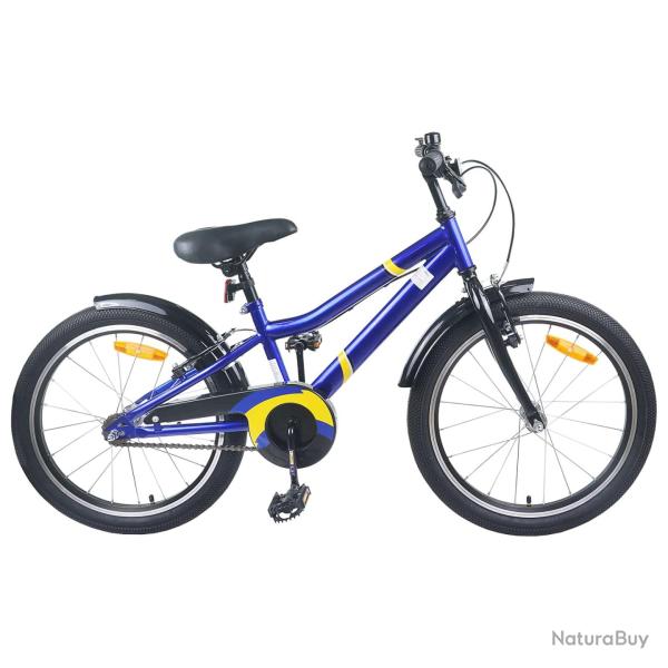 V�lo pour Enfants 24 Pouces pour les 8-12 ans Bleu Noir
