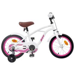 V&eacute;lo pour enfants, 16 pouces, blanc, de 4 &agrave; 6 ans