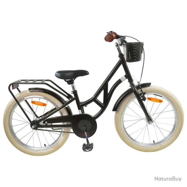 V�lo enfant, pour les 8 � 12 ans, noir, 24 pouces