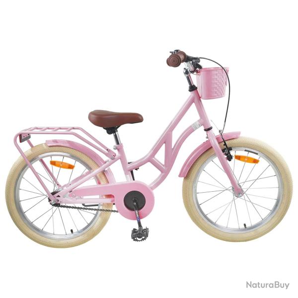 V�lo enfant, pour les 8 � 12 ans, rose clair, 24 pouces