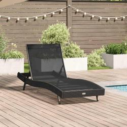 Transat Noir 197 x 70 x 82 cm polyrotin