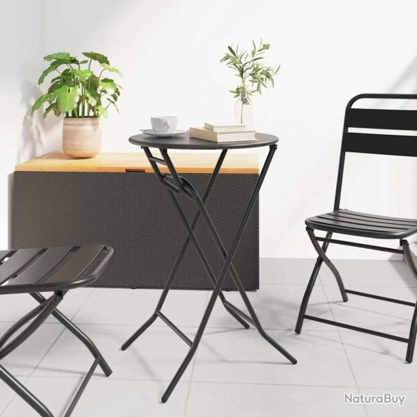 Table de Anthracite 50 x 50 x 72 cm M�tal