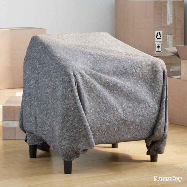 Couvertures de d�m�nagement 25 pcs Gris 150 x 200 cm tissu