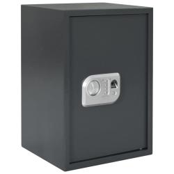 Coffre-fort num&eacute;rique Gris fonc&eacute; 35 x 31 x 50 cm Acier