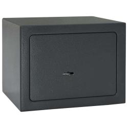 Coffre-fort avec verrouillage Gris fonc&eacute; 23 x 17 x 17 cm Acier