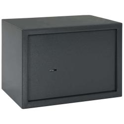 Coffre-fort avec verrouillage Gris fonc&eacute; 35 x 25 x 25 cm Acier