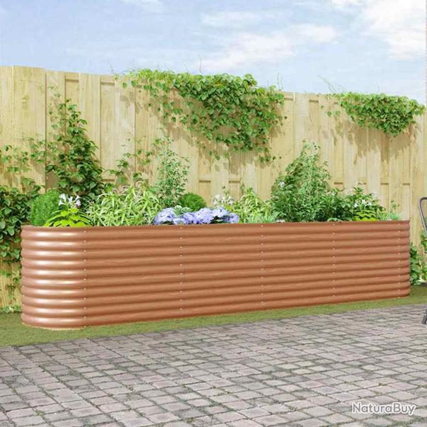 Lit sur�lev� Marron 400 x 80 x 81 cm Acier