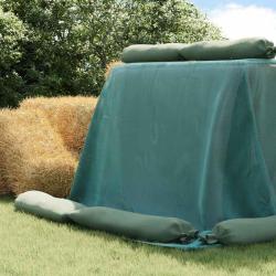 B&acirc;che pour silo Vert 12 x 5 m HDPE