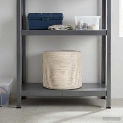Corde en jute 100 %, blanche, 60 mm, 50 m