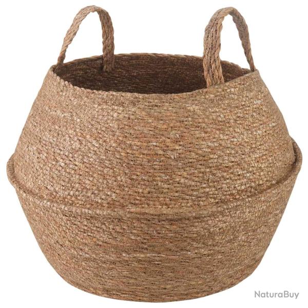 Pot de plante avec poign�es Naturel � 45 x 36 cm