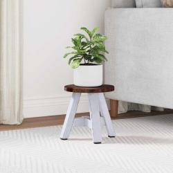 Tabouret Naturel 22 x 22 x 24 cm Bois d'Acajou