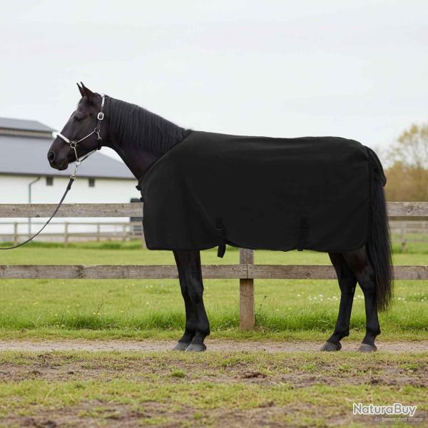Couverture �quine Noir 115 cm Polyester