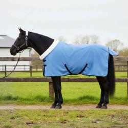 Couverture &Eacute;quine Aqua Complet 105 cm Fleece polaire