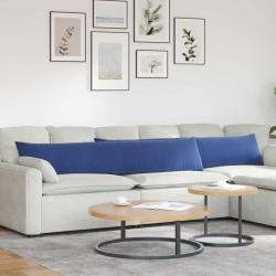 Coussins de canap&eacute; 2 pcs Bleu police 200 x 40 cm