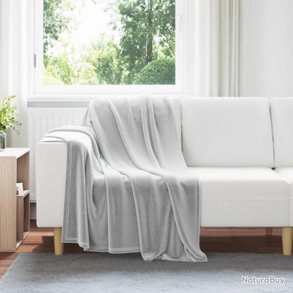 Couvertures � jeter 6 pcs Gris 130 x 150 cm Toison