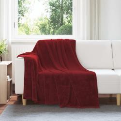 Couvertures &agrave; jeter 6 pcs Rouge Bordeaux 150 x 200 cm Toison