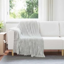 Couvertures &agrave; jeter 6 pcs Gris 150 x 130 cm Toison