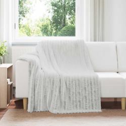 Couvertures &agrave; jeter 6 pcs Gris 200 x 150 cm Toison