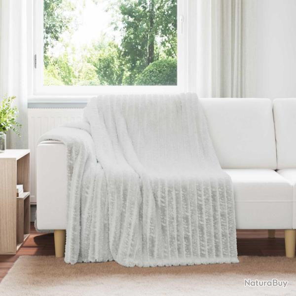 Couvertures � jeter 6 pcs Gris 200 x 150 cm Toison