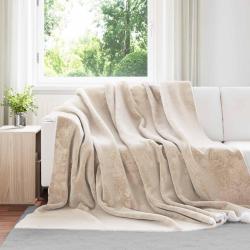 Jet&eacute; Beige 240 x 270 cm Toison