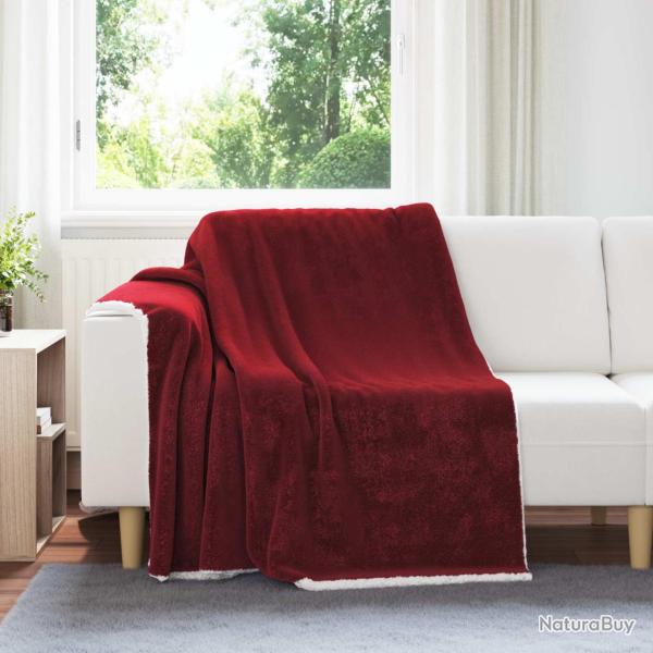 Jet� Rouge Bordeaux 150 x 200 cm Toison