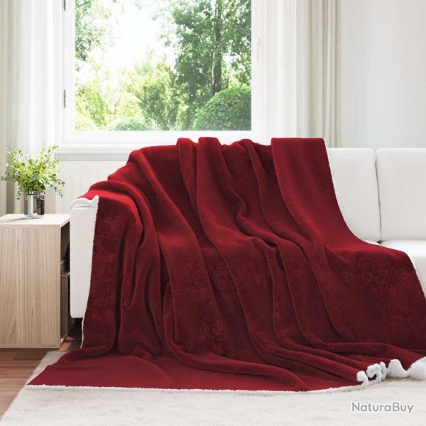 Jet� Rouge Bordeaux 240 x 270 cm Toison