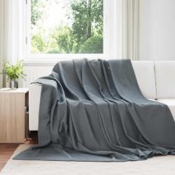 Jet&eacute; Gris fonc&eacute; 240 x 220 cm Toison