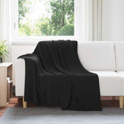 Jet&eacute; Noir 200 x 150 cm Toison