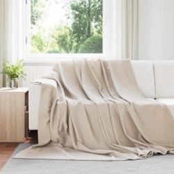 Couvertures &agrave; jeter 6 pcs Beige 240 x 220 cm Toison