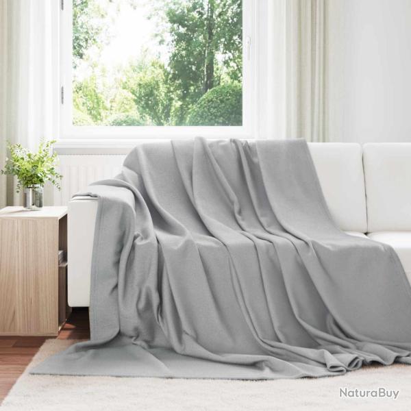 Couvertures � jeter 6 pcs Gris 240 x 220 cm Toison