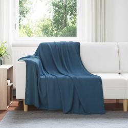 Couvertures &agrave; jeter 6 pcs Bleu marine 200 x 150 cm Toison