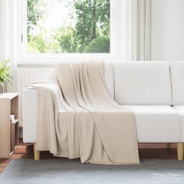 Couvertures � jeter 24 pcs Beige 170 x 130 cm Toison