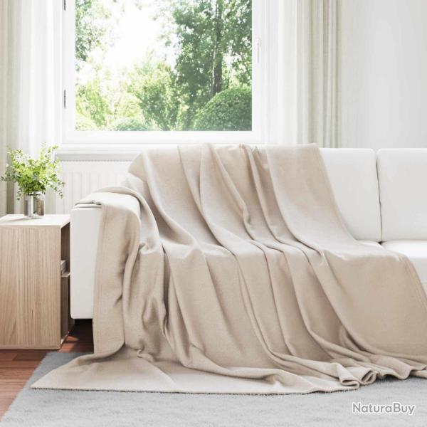 Couvertures � jeter 24 pcs Beige 270 x 240 cm Toison