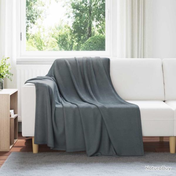 Couvertures � jeter 24 pcs Gris fonc� 200 x 150 cm Toison